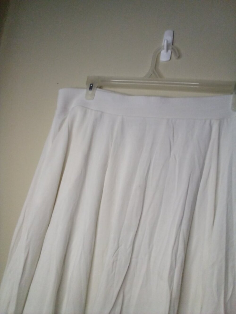 Torrid Skirt Women 3 3X Pull On Elastic Flowing Lined White - Picture 4 of 16